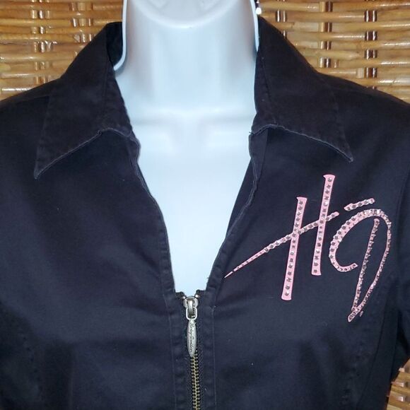 Harley Davidson Pink Bling Shirt S - Picture 3 of 7